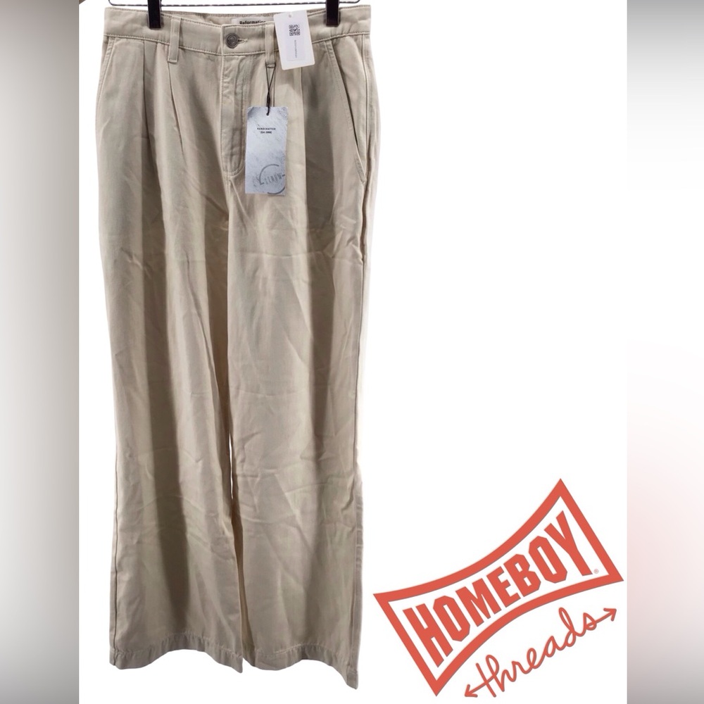 Men's Cream Pants‎